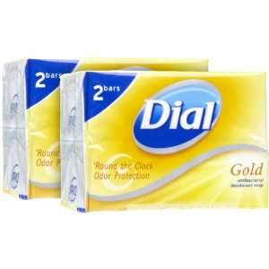  Dial Gold Bar Soap, 2 ct