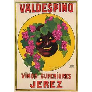  VALDESPINO VINOS SUPERIORES JEREZ WINE GRAPES SPAIN SMALL 