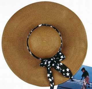 Womens Wide Brim Summer Beach Sun Hat Straw Fashion adumbral Hat 8 