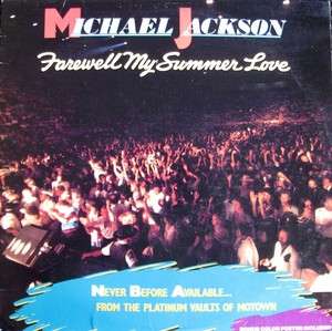 MICHAEL JACKSON farewell my summer love LP m  W/poster  