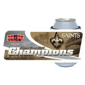  New Orleans Saints Super Bowl XLIV Champions Slap Wrap Can 