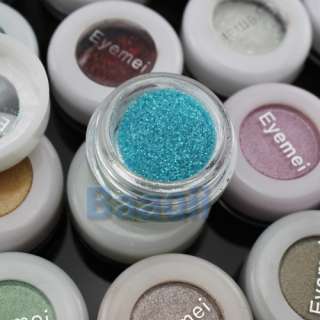 48 pcs Colors Assorted Makeup Mineral Eye Shadow Pigments Glitter Art 