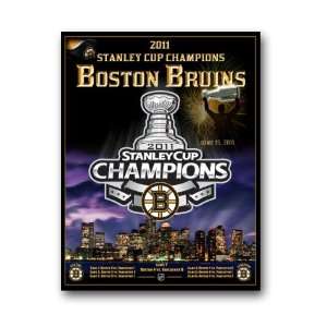  Artissimo NHL Boston Bruins 2011 Stanley Cup Champions 