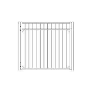  Aluminum Fence   Sussex Collection Walk Gate / 54 in.x60 
