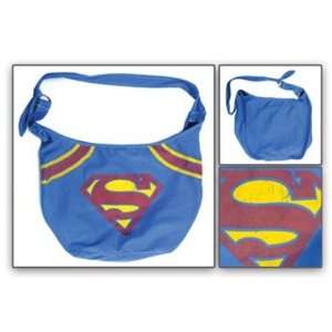  DC COMICS SUPERMAN Symbol Logo HOBO Snap TOTE SHOULDER BAG 
