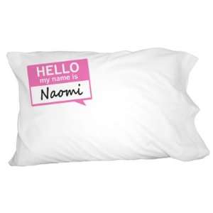  Naomi Hello My Name Is Novelty Bedding Pillowcase Pillow 
