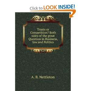   great Question in Business, law and Politics A. B. Nettleton Books
