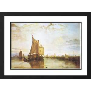 Turner, Joseph Mallord William 24x19 Framed and Double Matted Dort 