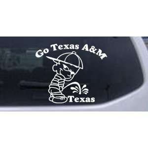   On Texas Car Window Wall Laptop Decal Sticker    White 18in X 15.4in
