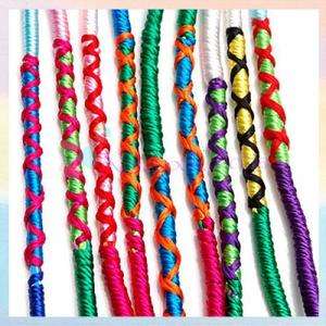 Thread String Woven Friendship Ankle/Wrist Bracelets  