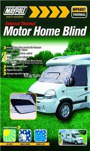 EXTERNAL THERMAL MOTOR HOME BLIND FROM MAYPOLE MP6607  