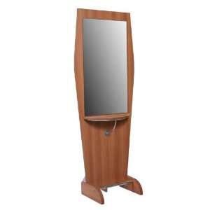    Boston Pearwood Single Styling Station With Mirror Beauty
