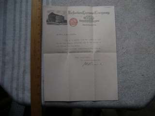 NICE 1919 Martinsburg, WV Garment Company Letterhead  