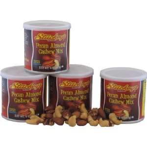 Stuckeys Pecan Almond Cashew Mix 4 Pack Grocery & Gourmet Food
