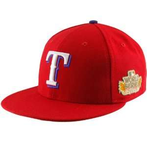 New Era Texas Rangers Red 2011 World Series On Field 59FIFTY Fitted 