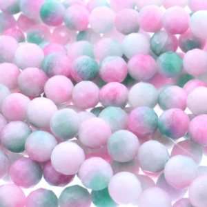 Candy Jade  Ball Faceted   8mm Diameter, Sold by 16 Inch Strand with 