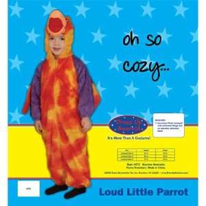  Dress Up America Loud Little Parrot Costume Set Size 6 273 