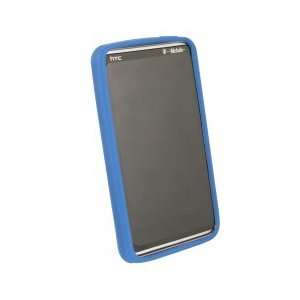 Ryno® Silicone Skin Jelly Case   Blue For HTC HD7 Cell 
