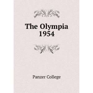  The Olympia. 1954 Panzer College Books