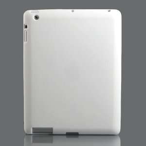  White / Silicon Case Cover for Apple iPad 3/The New iPad 