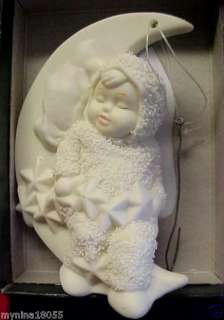 Dept 56 SnowbabiesRock bye baby Bisque ornament  
