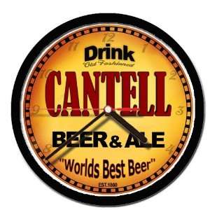  CANTELL beer and ale cerveza wall clock 