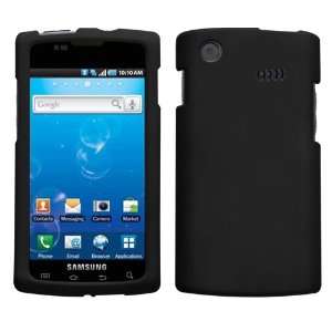 SAMSUNG ANDROID GALAXY S CAPTIVATE i897 BLACK SOLID RUBBERIZED TEXTURE 