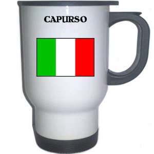  Italy (Italia)   CAPURSO White Stainless Steel Mug 