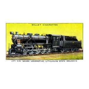  Lithuanian Locomotive Premium Giclee Poster Print by 