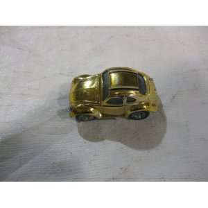  Gold Colored Volkswagon Beetle Friction Car Toys & Games