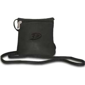  Pangea Black Leather Womens Mini Handbag   Anaheim Mighty 