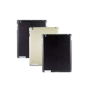HHI iPad 2 / iPad 3 (The New iPad) PU Leather Black, Carbon Fiber 