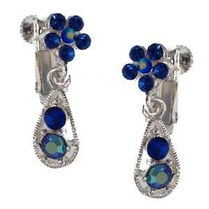  Katina Silver Light Sapphire Earrings Jewelry