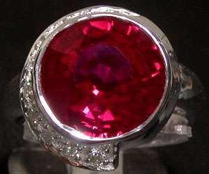 FABULOUS HOT FIRE PINK RED TOPAZ SAPPHIRE 925 SILVER PENDANT  