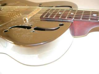 LUNA Steel Magnolia Acoustic/Electric Resonator Guitar, ST MAG RES 