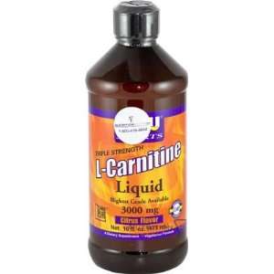  Now L Carnitine 3000mg Citrus Flavor , 16 Ounce Health 