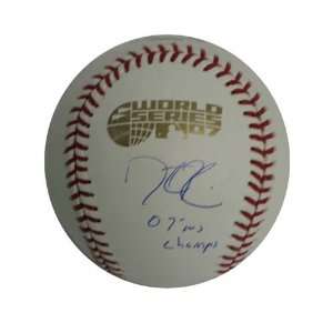  Boston Red Sox 2007 Dustin Pedroia Autographed World 