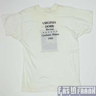 VTG 80s Americas Sweetheart T Shirt Retro Pageant 1983 Ginny Maine Sz 