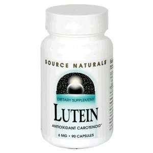  Source Naturals Lutein 6mg, 90 capsules (Pack of 2 