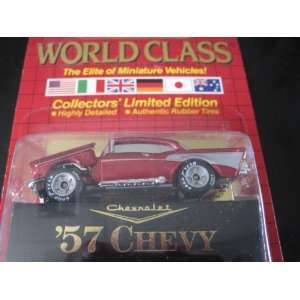   Chevy (Metalflake Red) Matchbox World Class Red Card Series #3 (1990