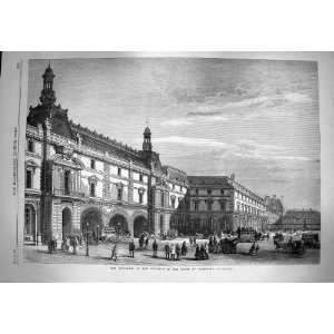   1869 Buildings Tuileries Place Carrousel Architecture