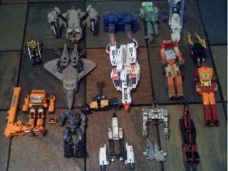 Transformer Parts Lot 16 Piece. Soundwave, Thrust, Dinobot, Jetfire 