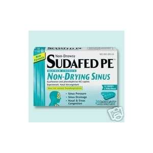  SUDAFED PE Non Drying Sinus 24 caplets EA Health 