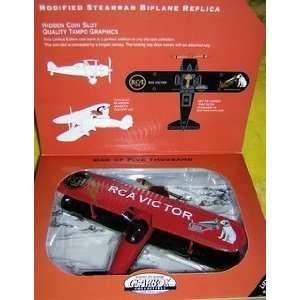  Stearman RCA Limited Edition Nipper Biplane Rare Dicast 