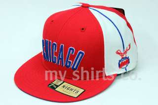 Chicago Stags Vintage Reebok Fitted Red White NEW  