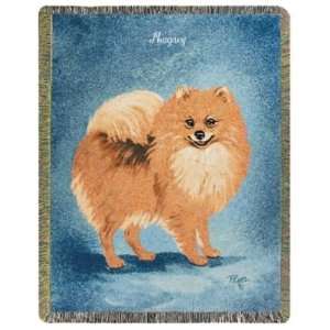  Linda Pickens Personalized Dog Throw   Pomeranian