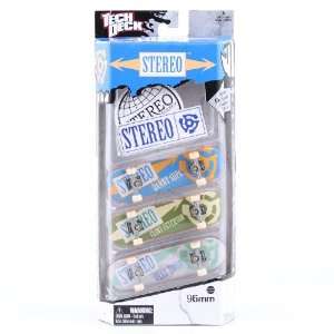  Tech Deck 3 Pack Stereo Skateboards Toys & Games