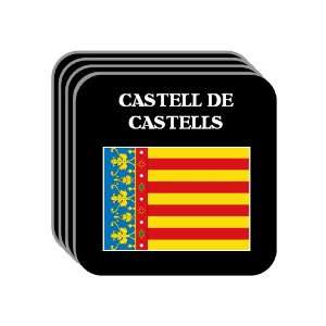   CASTELL DE CASTELLS Set of 4 Mini Mousepad Coasters 