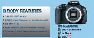 Canon EOS Digital Rebel T3i & 3 Canon Lenses 24GB USA 13803134254 