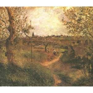  Hand Made Oil Reproduction   Camille Pissarro   32 x 28 
